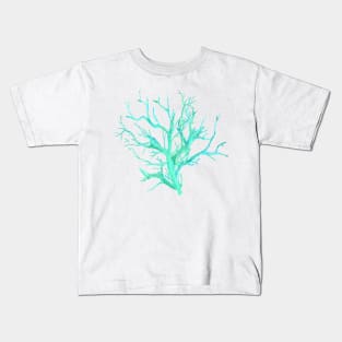 Coral reef in blue Kids T-Shirt